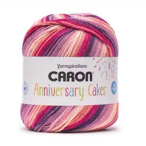 Caron Anniversary Cakes Yarn - Berry Ripple - new